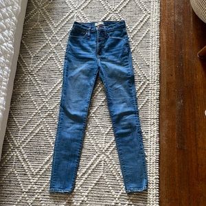 Madewell 11in high rise jeans